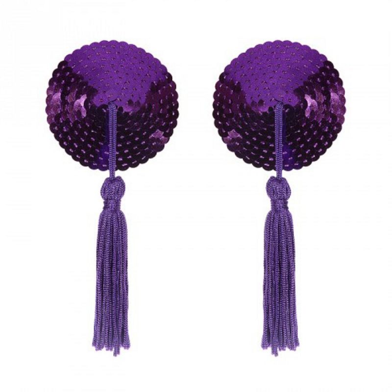 4720747 FEELISSIMA PURPLE COPRICAPEZZOLI VIOLA CON PAILLETTES