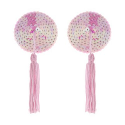 4720024 FEELISSIMA FEEL PEARL COPRICAPEZZOLI ROSA CON PAILLETTES