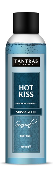OLIO DA MASSAGGIO TANTRAS LOVE OIL HOT KISS 150 ML