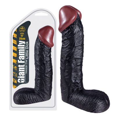 55078423 GIANT FAMILY LITTLE DICK REALISTIC DONG CIRCA 28 CM BLACK