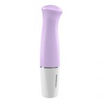 3000010189 OVO D4 MINI VIBE WHITE/PINK STIMOLATORE BIANCO E ROSA IN SILICONE 14 CM