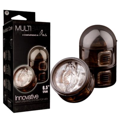 15097 MULTIBATOR 3X1 MASTURBATORE A 3 SCOMPARTI INTERCAMBIABILI