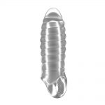 NO.36 - SON036TRA STRETCHY THICK PENIS EXTENSION – TRANSLUCENT