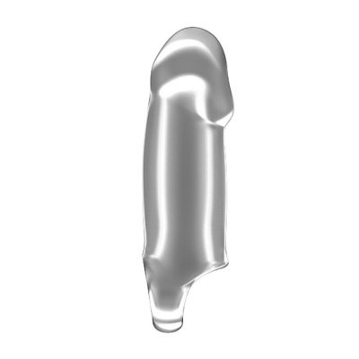 NO.37 - SON037TRA STRETCHY THICK PENIS EXTENSION – TRANSLUCENT