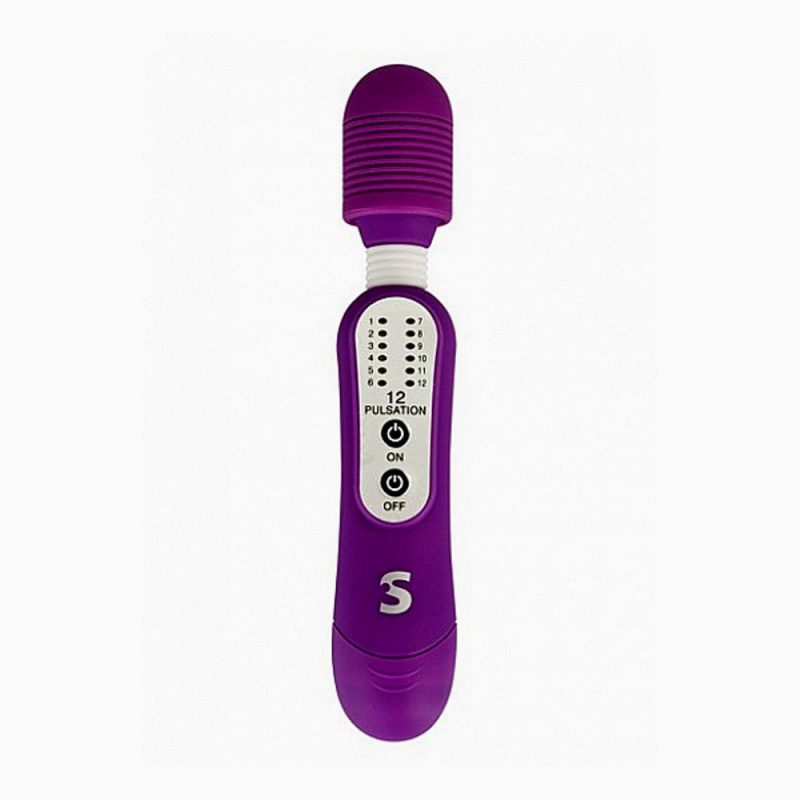 SHT046PUR TWIZZLE TRIGGER MAXI &ndash; PURPLE MASSAGGIATORE VIOLA 20 CM