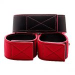 OU187RED OUCH! REVERSIBLE COLLAR AND WRIST CUFFS - RED