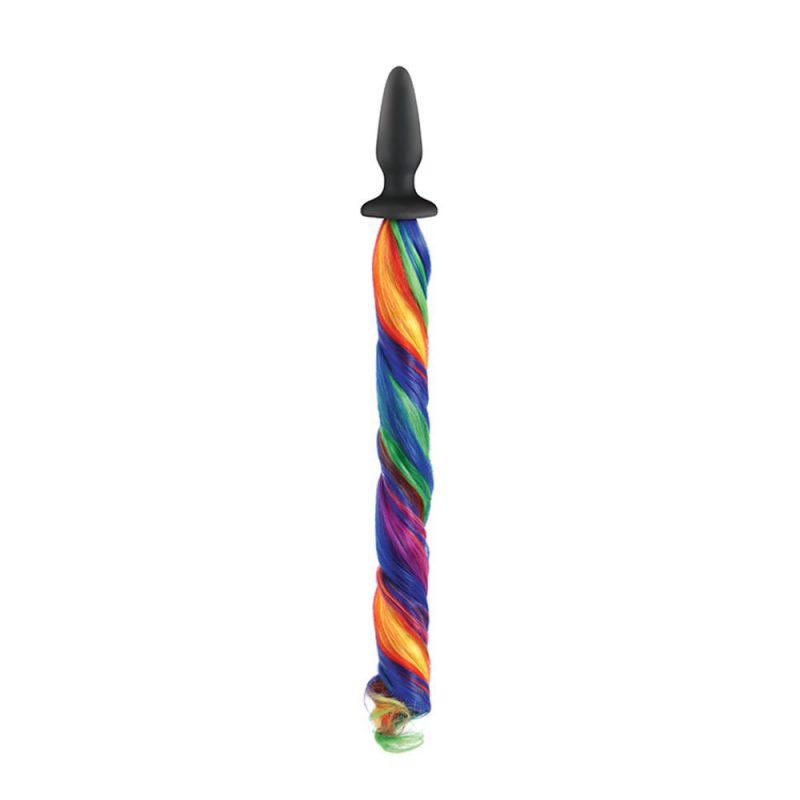 280413 PONYPLUG UNICORN TAILS RAINBOW CODA DI UNICORNO