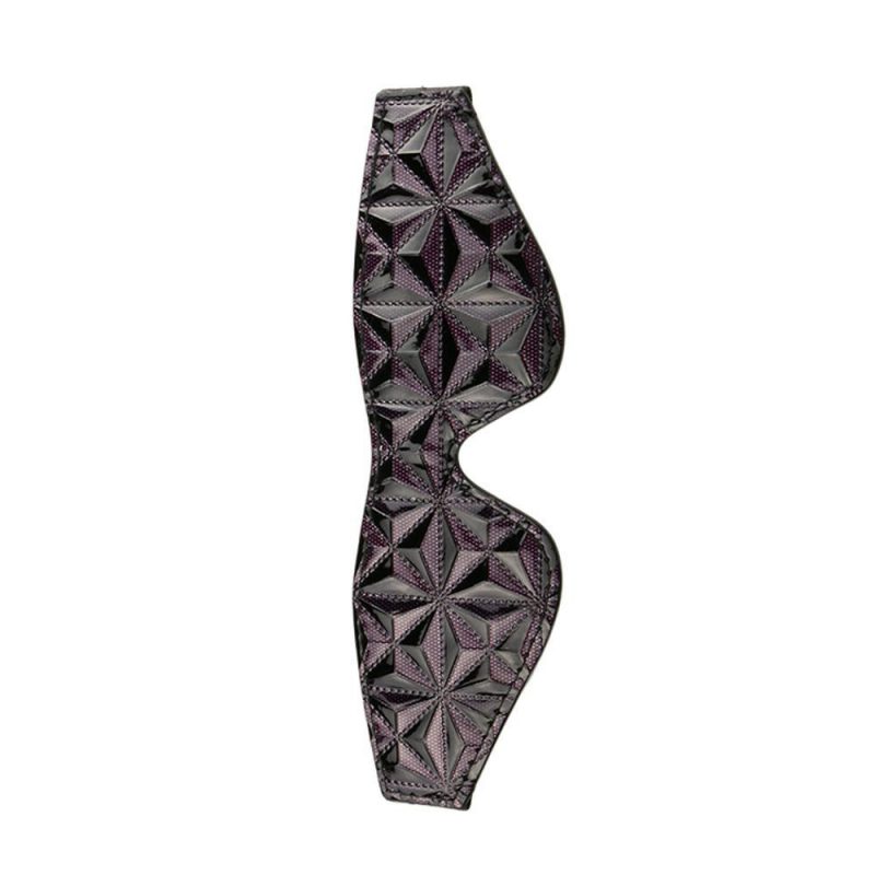 21273 BLAZE BLINDFOLD PURPLE BENDA FODERATA IN NEOPRENE