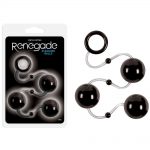280210 RENEGADE PLEASURE BALLS BLACK PALLINE VAGINALI IN TPR NERO