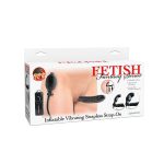 44798 FF DELUXE VIBRATING INFLATABLE STRAP ON