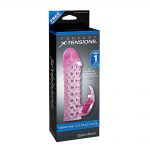 PD4146-11 VIBRATING COUPLES CAGE - PINK