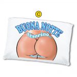 5537C FEDERA CUSCINO CON TETTE E SCRITTA BUONANOTTE TESORINO SOGNI D’ORO
