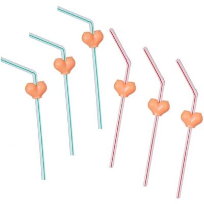 SET 6 CANNUCCE TETTE ADDIO AL NUBILATO GADGET PER ADULTI SEXY PARTY