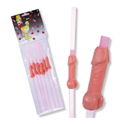 SET 6 CANNUCCE PISELLO ADDIO AL NUBILATO GADGET PER ADULTI SEXY PARTY
