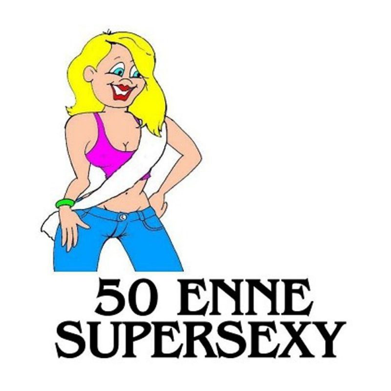 SEX3360 FASCIA COMPLEANNO DONNA 50 ENNE SUPERSEXY