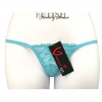 KK21 INTIMO DONNA SLIP PERIZOMA CELESTE