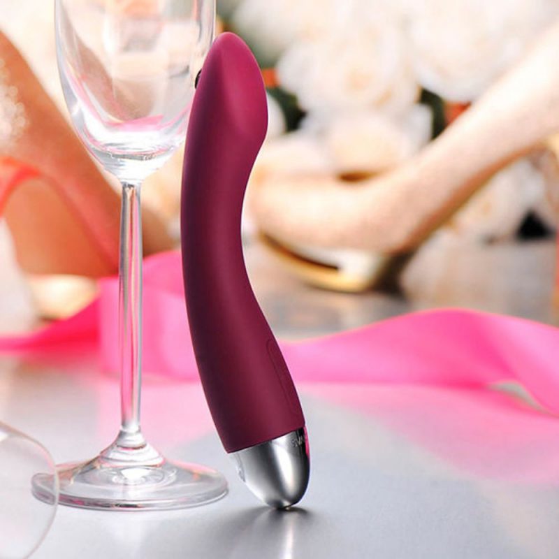 SVAKOM AMY PURPLE STIMOLATORE VIBRATORE DI DESIGN SILICONE