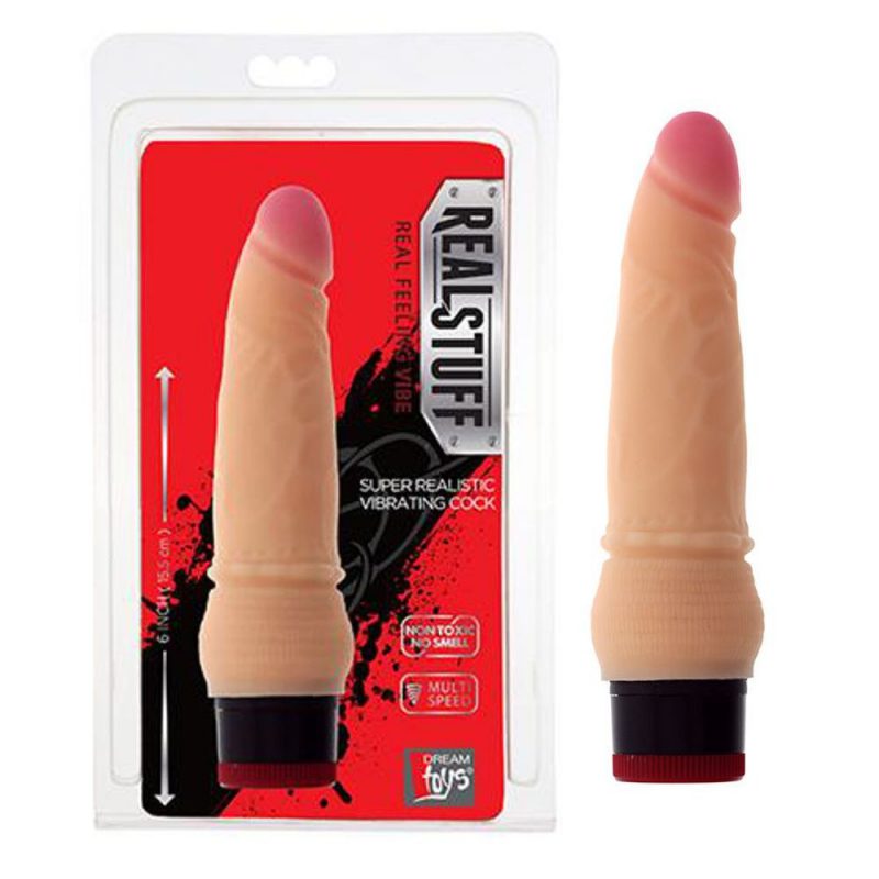 20634 REALSTUFF FALLO REALISTICO VIBRANTE CON VELOCIT&Agrave; REGOLABILE COLOR CARNE 6&rdquo;