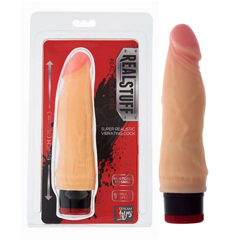 20635 REALSTUFF FALLO REALISTICO VIBRANTE CON VELOCIT&Agrave; REGOLABILE COLOR CARNE 6&rdquo;
