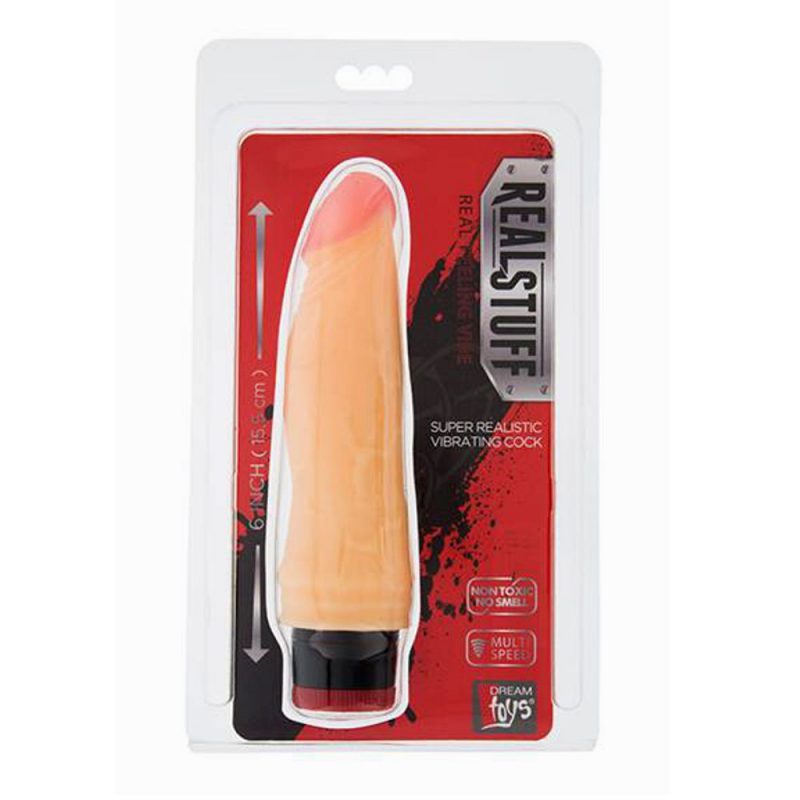 20635 REALSTUFF FALLO REALISTICO VIBRANTE CON VELOCIT&Agrave; REGOLABILE COLOR CARNE 6&rdquo;