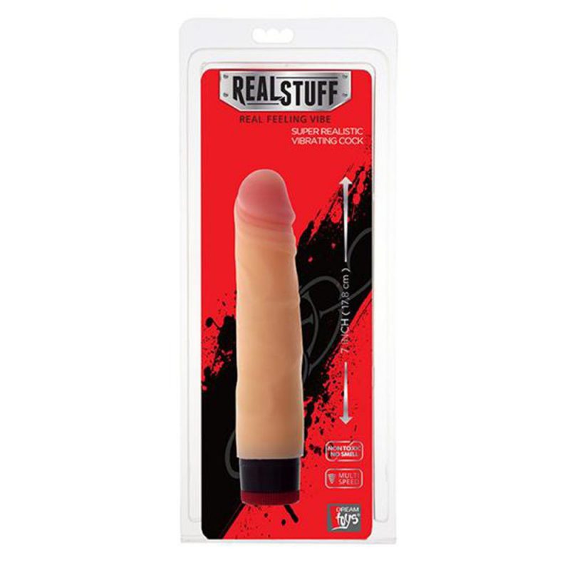 20638 REALSTUFF FALLO REALISTICO VIBRANTE CON VELOCIT&Agrave; REGOLABILE COLOR CARNE 7&rdquo;