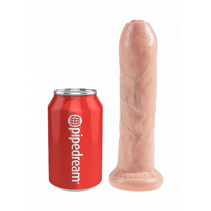 PD5561-21 PIPEDREAM KING COCK 7" UNCUT &ndash; FLESH FALLO REALISTICO NON CIRCONCISO 7"