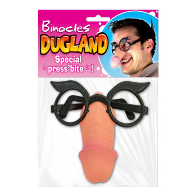 OCCHIALI CON PISELLO GADGET ADDIO AL NUBILATO SCHERZO PER ADULTI