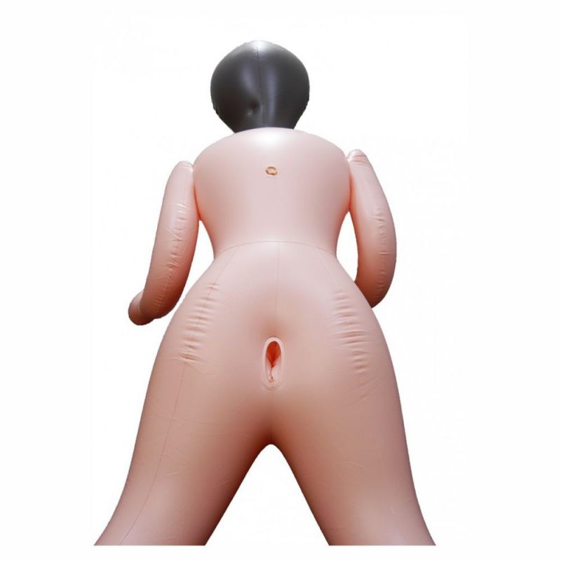 FLORYDA LOVE DOLL BAMBOLA GONFIABILE BIANCA BIONDA AMERICANA GRANDEZZA REALE 3 FORI
