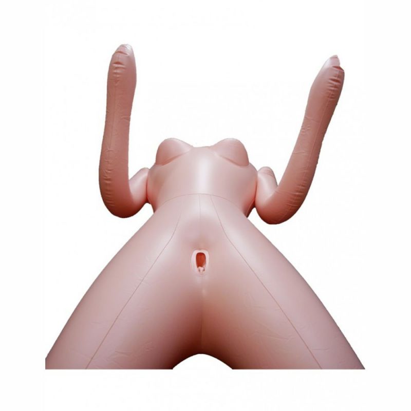 FLORYDA LOVE DOLL BAMBOLA GONFIABILE BIANCA BIONDA AMERICANA GRANDEZZA REALE 3 FORI