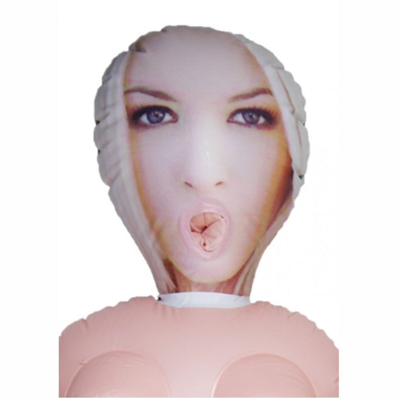 MONIKA LOVE DOLL BAMBOLA GONFIABILE BIANCA POLACCA GRANDEZZA REALE 3 FORI