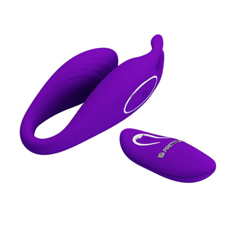 PRETTY LOVE BILL VIBRATORE GIOCO DI COPPIA WIRELESS 12 FUNZIONI IN SILICONE