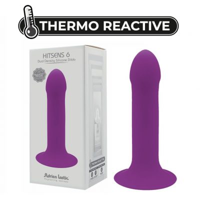 HITSENS 6 PURPLE DILDO IL SILICONE MEMORY DOPPIA DENSIT&Agrave;