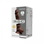 SILEXD MODEL 1 – 7” BROWN 220284 FALLO REALISTICO NON VIBRANTE IN SILICONE TERMO REATTIVO 15 CM