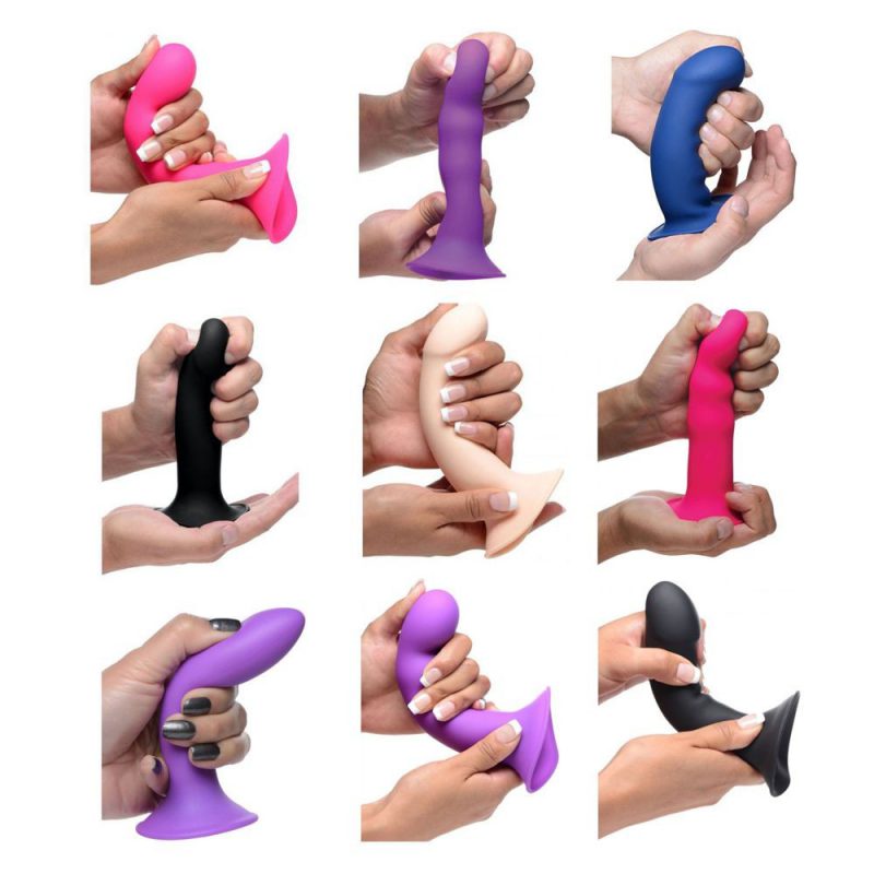 HITSENS 4 PINK 24041 PLUG ANALE DILDO IN SILICONE ROSA TERMO REATTIVO A DOPPIA DENSITÀ