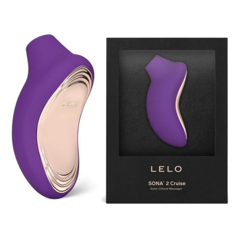 LELO CLITORIS SONA 2 CRUISE LILAC STIMOLATORE CLITORIDE VIBRATORE SILICONE VIOLA RICARICABILE USB