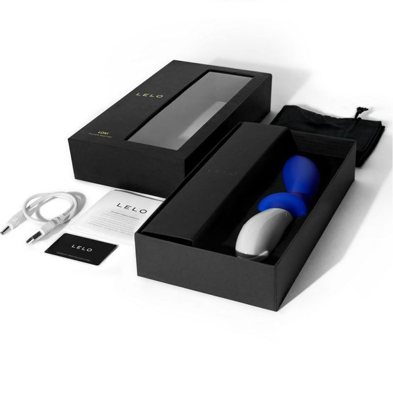 LELO LOKI VIBRATORE PROSTATA STIMOLATORE PROSTATICO IN SILICONE BLU
