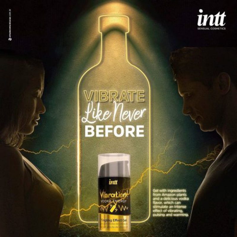 INTT VIBRATION VIBRATORE LIQUIDO SAPORE VODKA & ENERGY DRINK GEL 15 ML