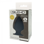 SILEXD 230399 ANAL PLUG ANALE STIMOLATORE TAGLIA L ALTEZZA 5,0" BLACK SILICONE NERO 13 CM