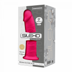 SilexD MODEL 2 - 9" PINK 220512 FALLO REALISTICO PENE ARTIFICIALE IN SILICONE MEMORY TERMOREATTIVO CM 23