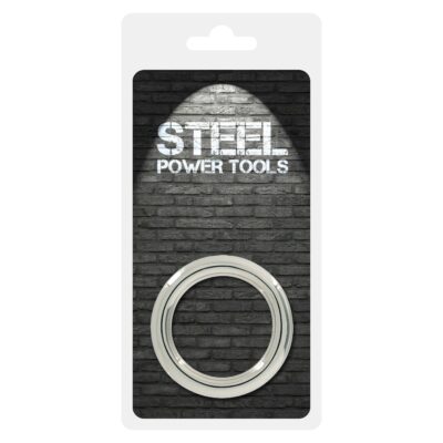 STEEL POWER TOOLS ANELLO FALLICO A CIAMBELLA 40 MM IN ACCIAIO INOSSIDABILE DIAMETRO 4 CM