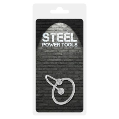 STEEL POWER TOOLS TAPPO PER LO SPERMA 28 MM IN ACCIAIO INOSSIDABILE SICURO PER IL CORPO DIAMETRO 2,8 CM