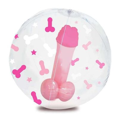 MAXI PALLONE FESTA PARTY E SPIAGGIA MARE 35 CM CON STAMPA SEXY ALL’ESTERNO E MAXI PISELLO ALL’INTERNO