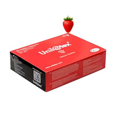 UNILATEX PRESERVATIVI PROFILATTICI COLORE ROSSO AROMA FRAGOLA 144 PZ