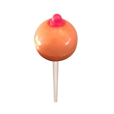 Lecca-lecca caramella dolce tetta seno da leccare per addio al celibato sexy 18+