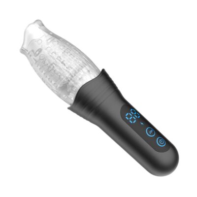 Masturbatore vibratore maschile vibrante con 9 modalità di vibrazione 9 di spinta e 9 di rotazione