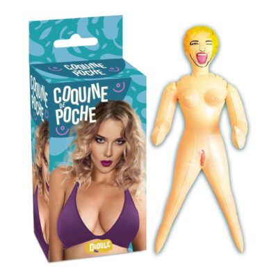 Mini bambola gonfiabile realistica tascabile da viaggio per nubilato celibato compleanno 18+