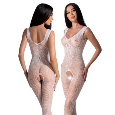 PASSION tutina catsuit intima bianca sexy lingerie BS098 white taglia unica