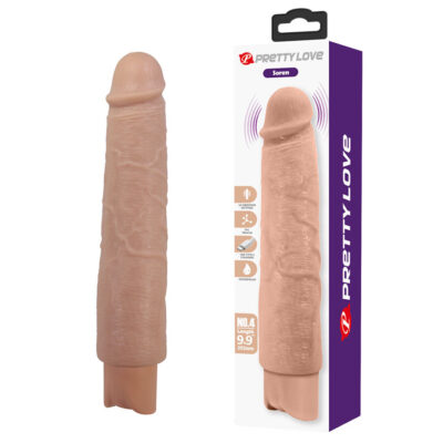 Vibratore dildo fallo realistico vibrante morbido economico in TPR con vibrazione 10 funzioni colore rosa carne 25 cm ricaricabile USB